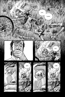 walking dead 1 passé décomposé vélo zombies