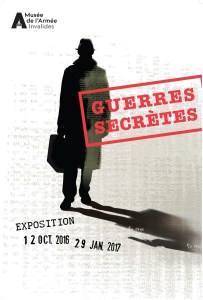 Guerres Secrètes Musée de l'Armée affiche