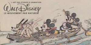 affiche Walt Disney le mouvement par nature art ludique