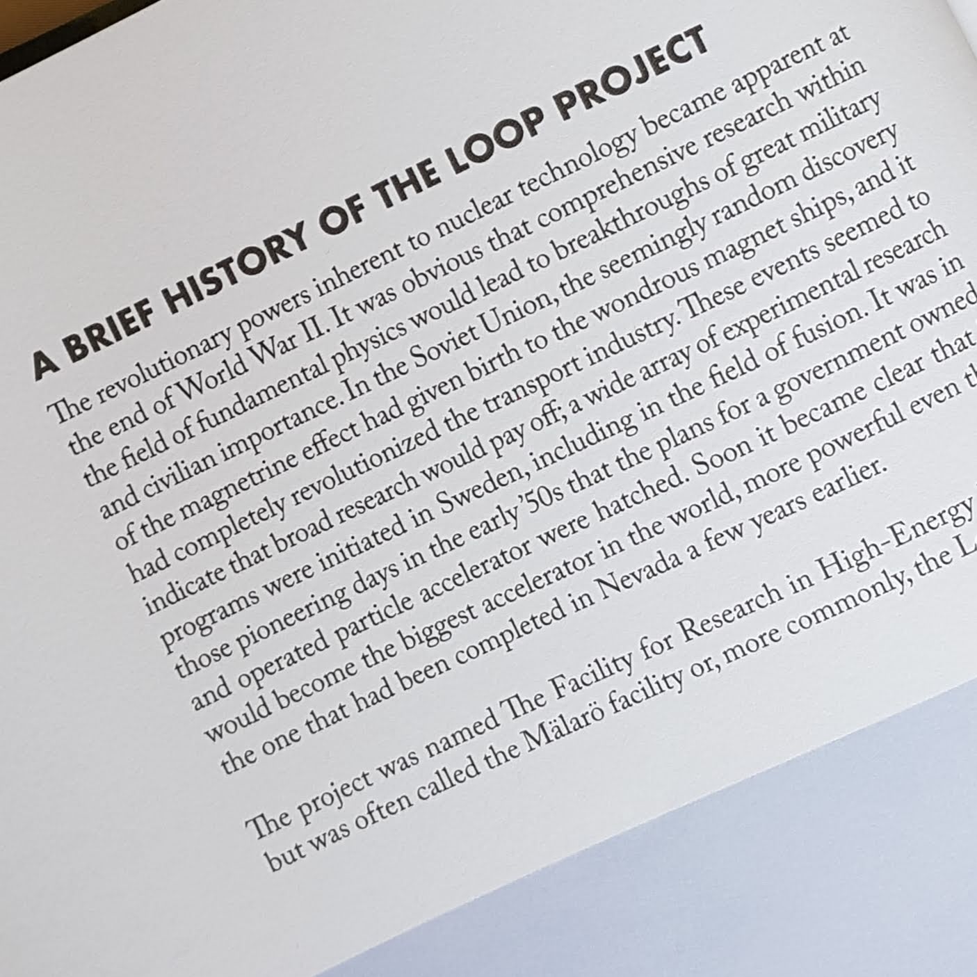 Tales from the loop carte narration